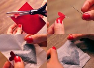 Как сделать сердечко из шнурка