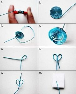 Как сделать сердечко из шнурка