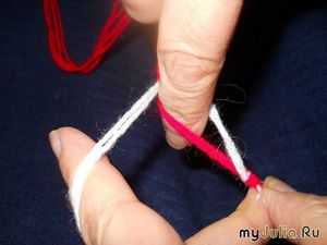 Как сделать шнурок из пряжи