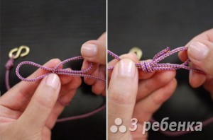 Как сплести фенечку из шнурков