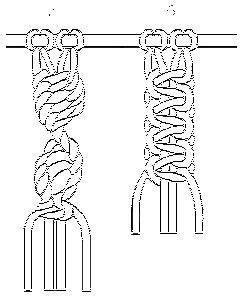 Плетение браслетов из кожаных шнурков