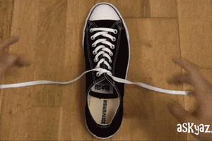 Шнурки для обуви синие