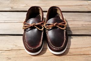 Кожаные шнурки для топсайдеров