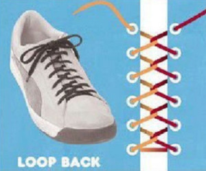 Как завязывать длинные шнурки