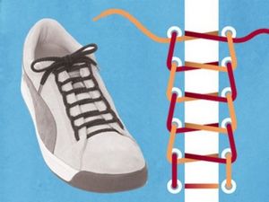 Как завязывать шнурки стильно