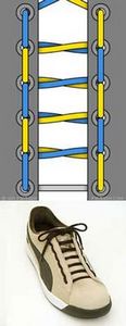 Как завязать стильно шнурки