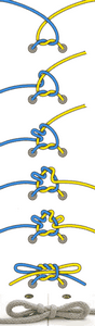 Как завязывать узел на шнурках
