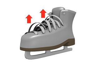 Как завязать шнурки на коньках