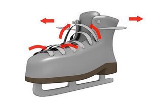 Как завязывать шнурки на коньках