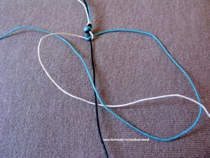 Как завязывать шнурок для кулона