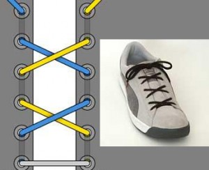 Как интересно зашнуровать шнурки