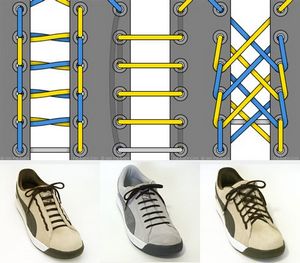 Как оригинально завязать шнурки