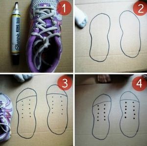 Учимся завязывать шнурки