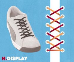 Как завязать шнурки на вансах