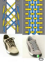 Как завязать шнурки по разному