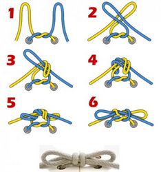 Как завязывать шнурки для детей
